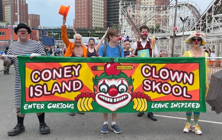 Coney Island Clown Skool at the Mermaid Parade